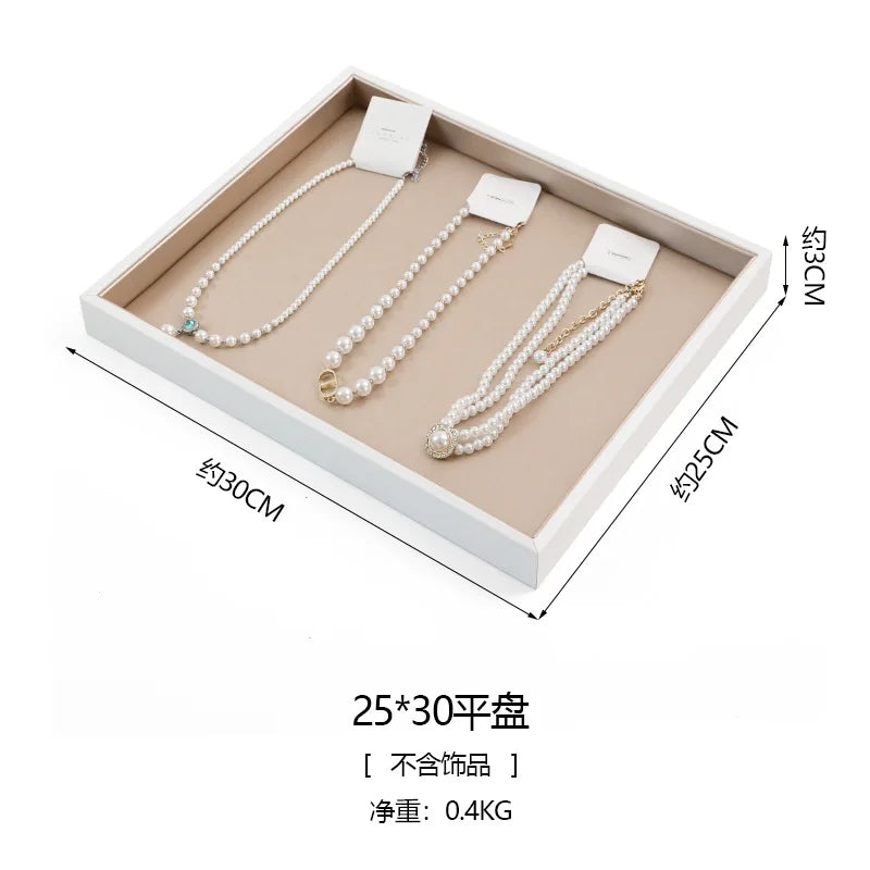Plateau Bijoux Cuir Tiroir Comptoir Modulable