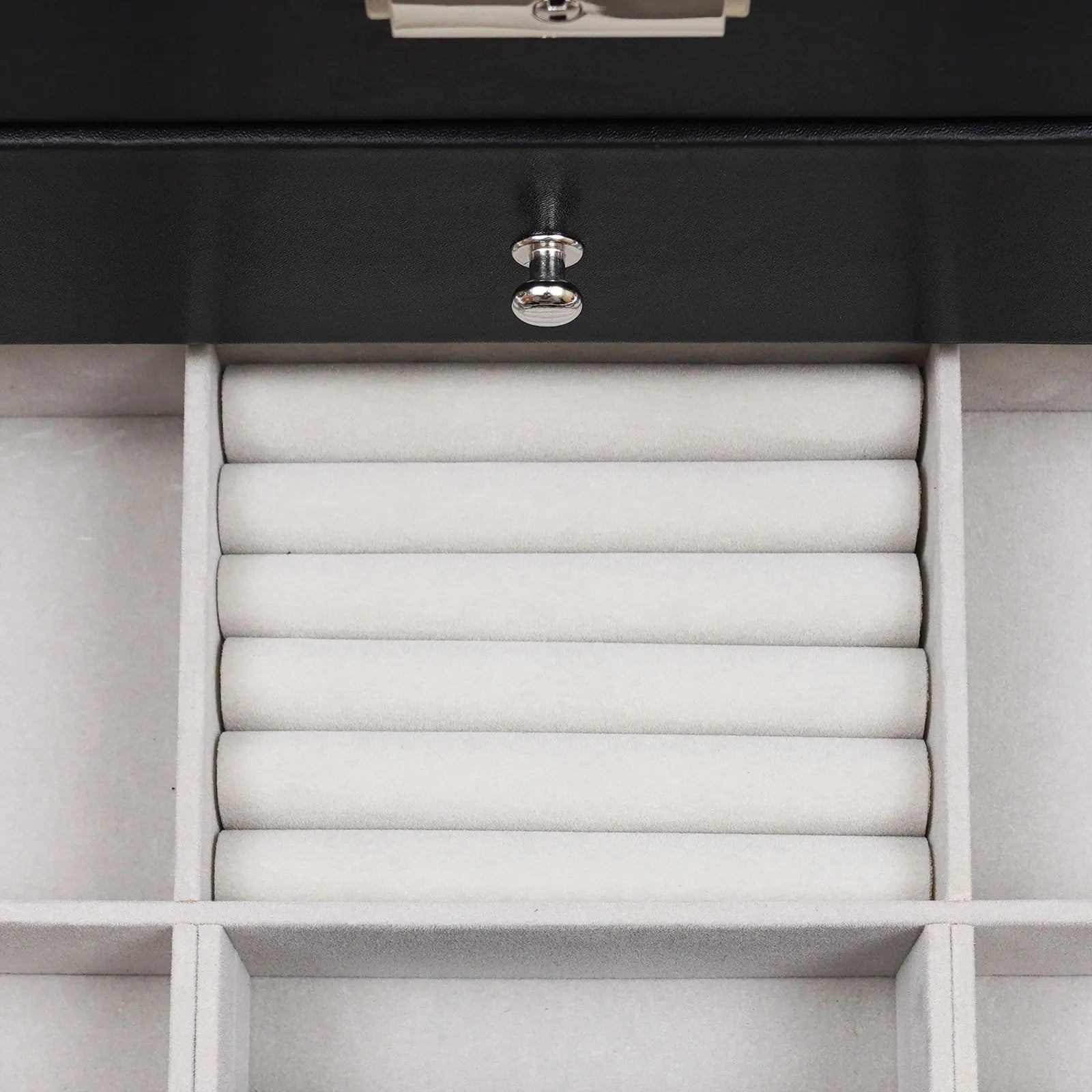 Boite Montre Cuir 12 Compartiments Vitrine