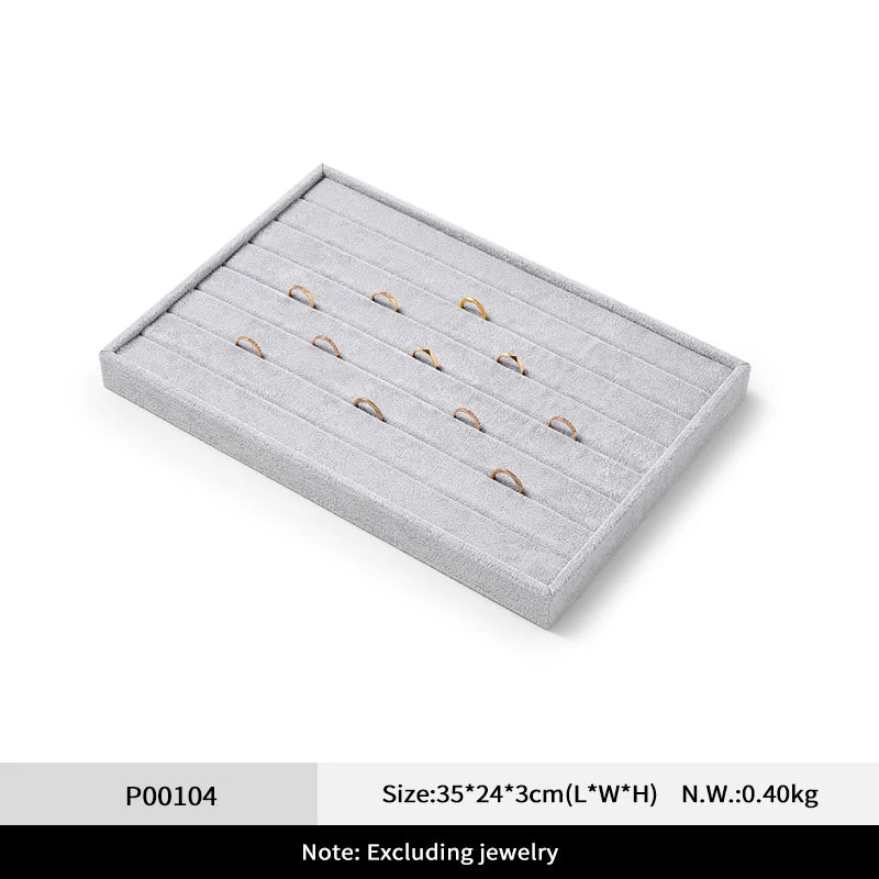 Plateau Bijoux Velours Empilable Doux Tendance
