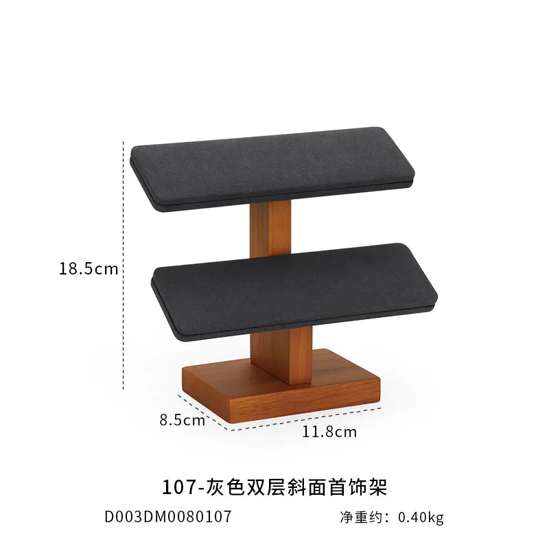 Présentoir Bracelet Bois Massif Barre T