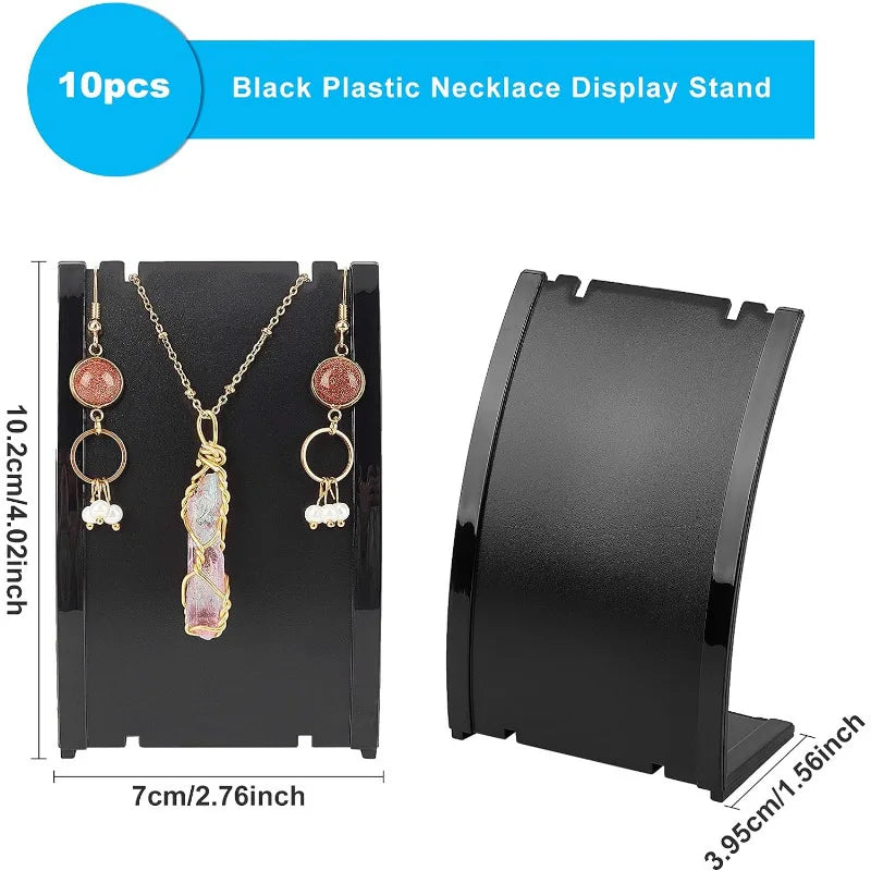 Présentoir Bijoux Plastique L Blanc Mini