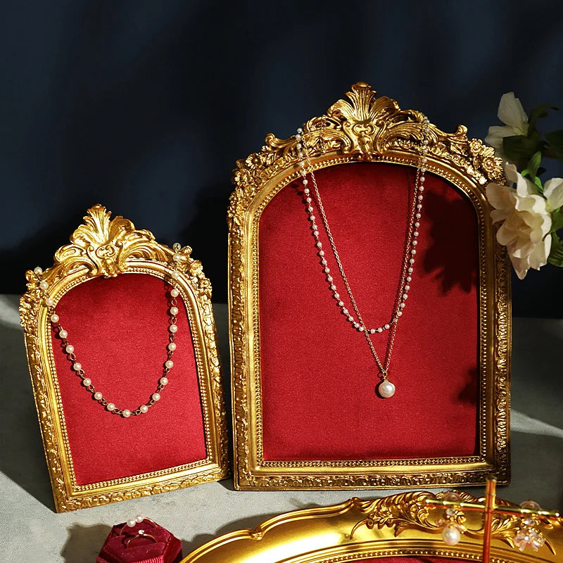 Plateau Bijoux Cuir Rouge Photo Studio
