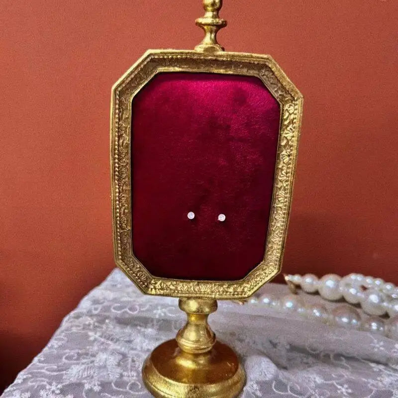 Présentoir Bijoux Métal Cadre Vintage Vitrine