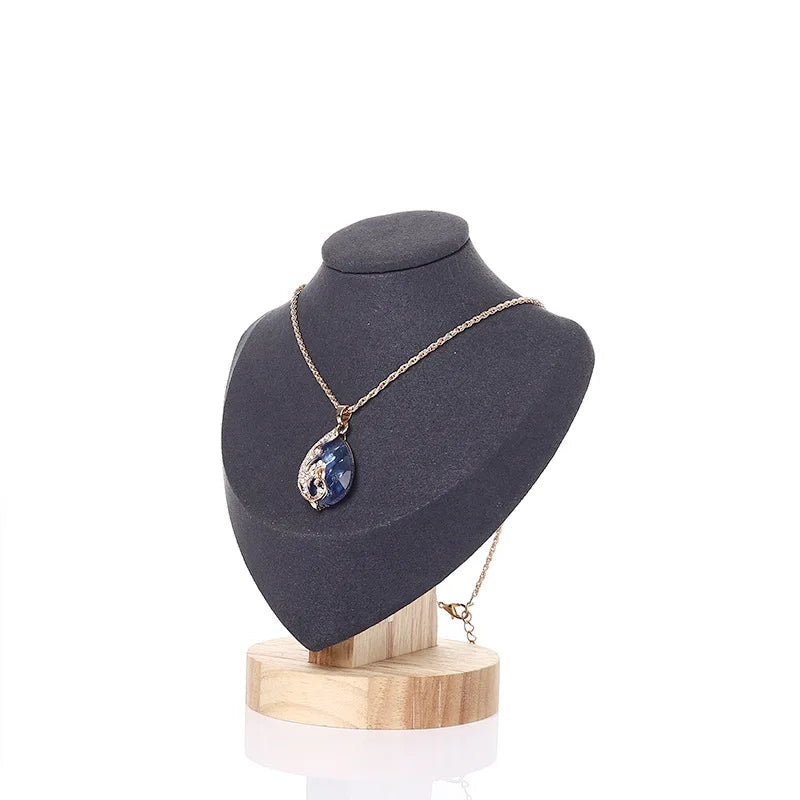 Buste Collier Velours Bambou Spectacle