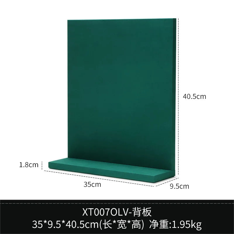Présentoir Bijoux Velours Vert Premium Vitrine