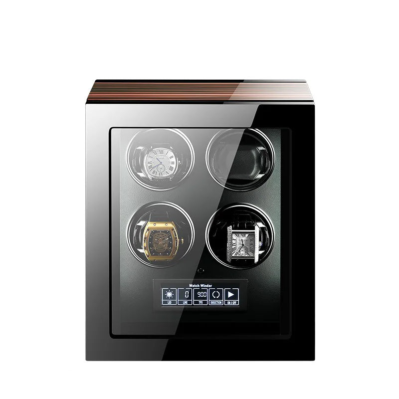 Coffre Fort Montre Cuir Luxe Silencieux Premium