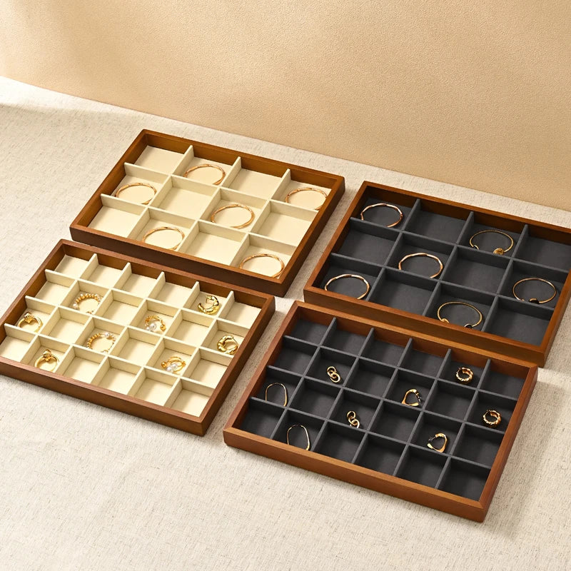 Boite Bijoux Bois Multifonctions Plateaux Modulaires