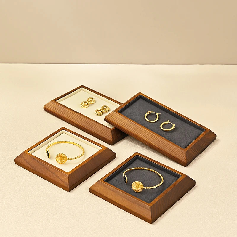 Plateau Bijoux Velours Bague Collier Boutique