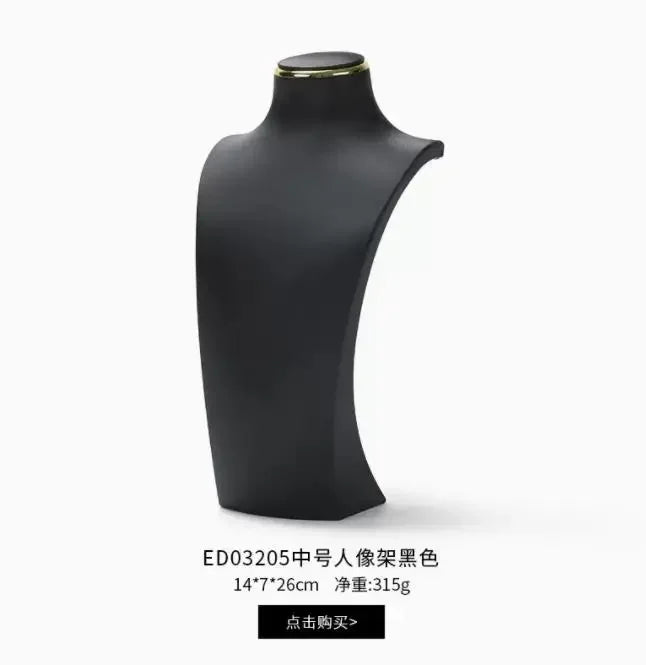 Buste Collier Résine Cou Figurine Vitrine