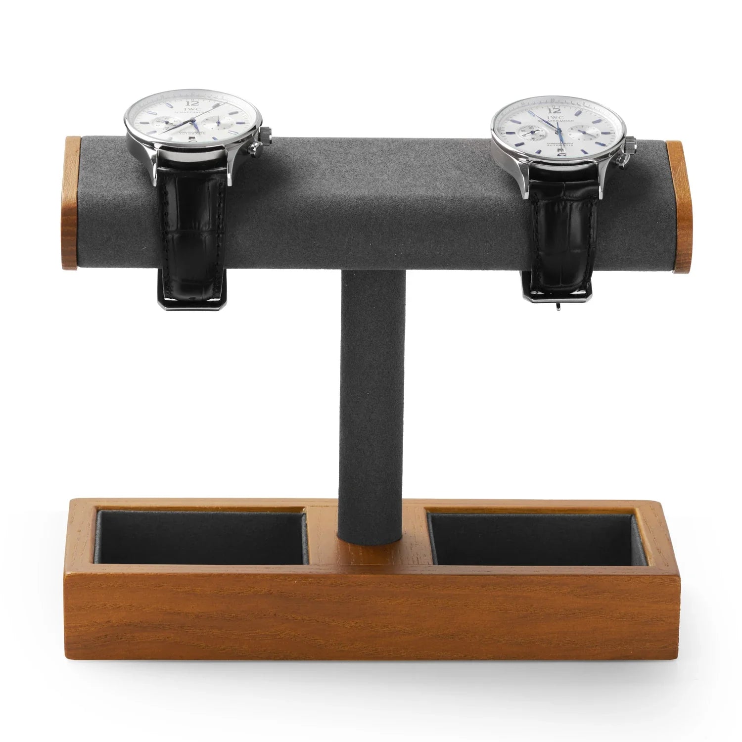 Présentoir Montre Bois Massif Support Double