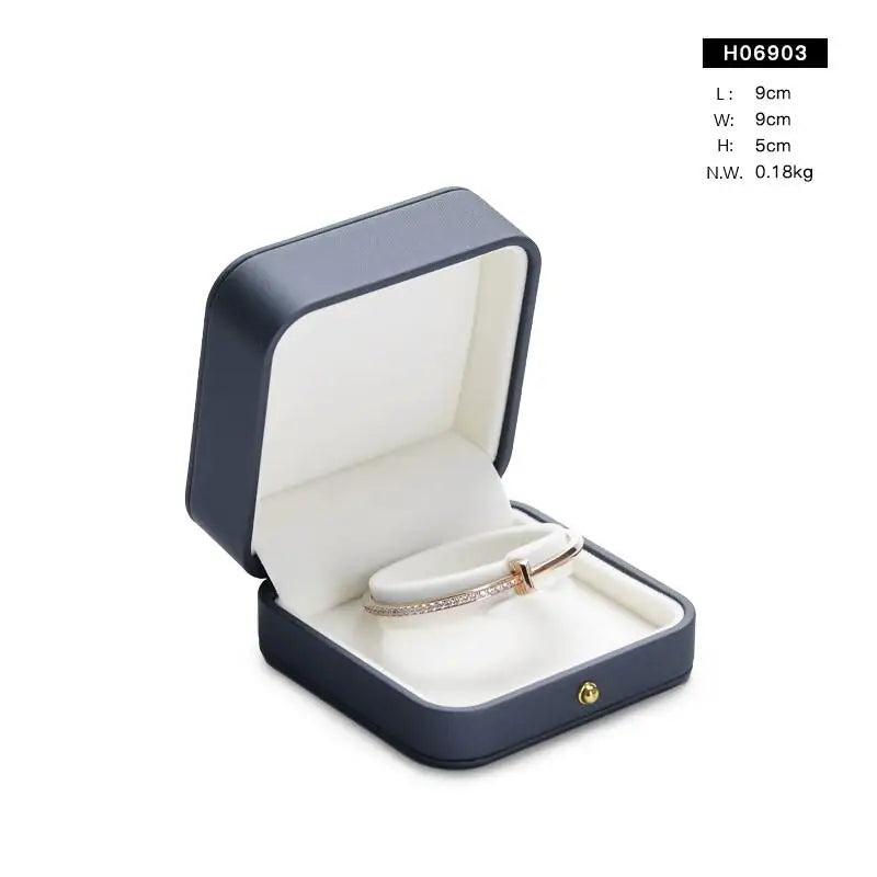 Boîte Bijoux Velours Mariage Coffret Cadeau