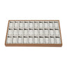 Boîte à Montres Bois MDF 30 Compartiments Velours