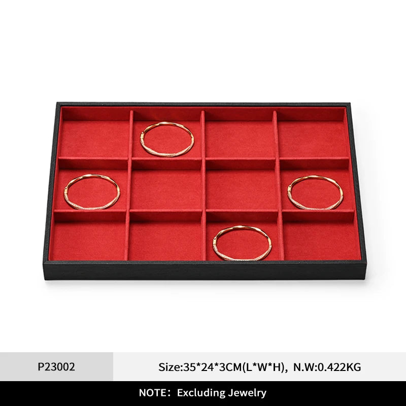 Plateau Bijoux Cuir Luxe Multifonction Organisateur