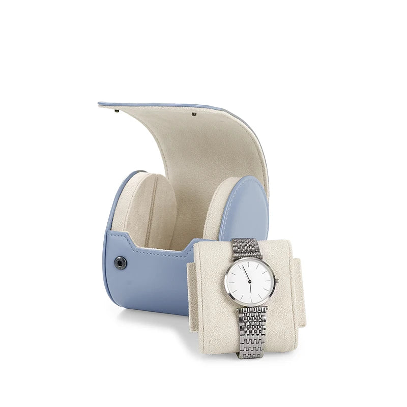 Étui Montre Cuir Voyage Rouleau Emplacements