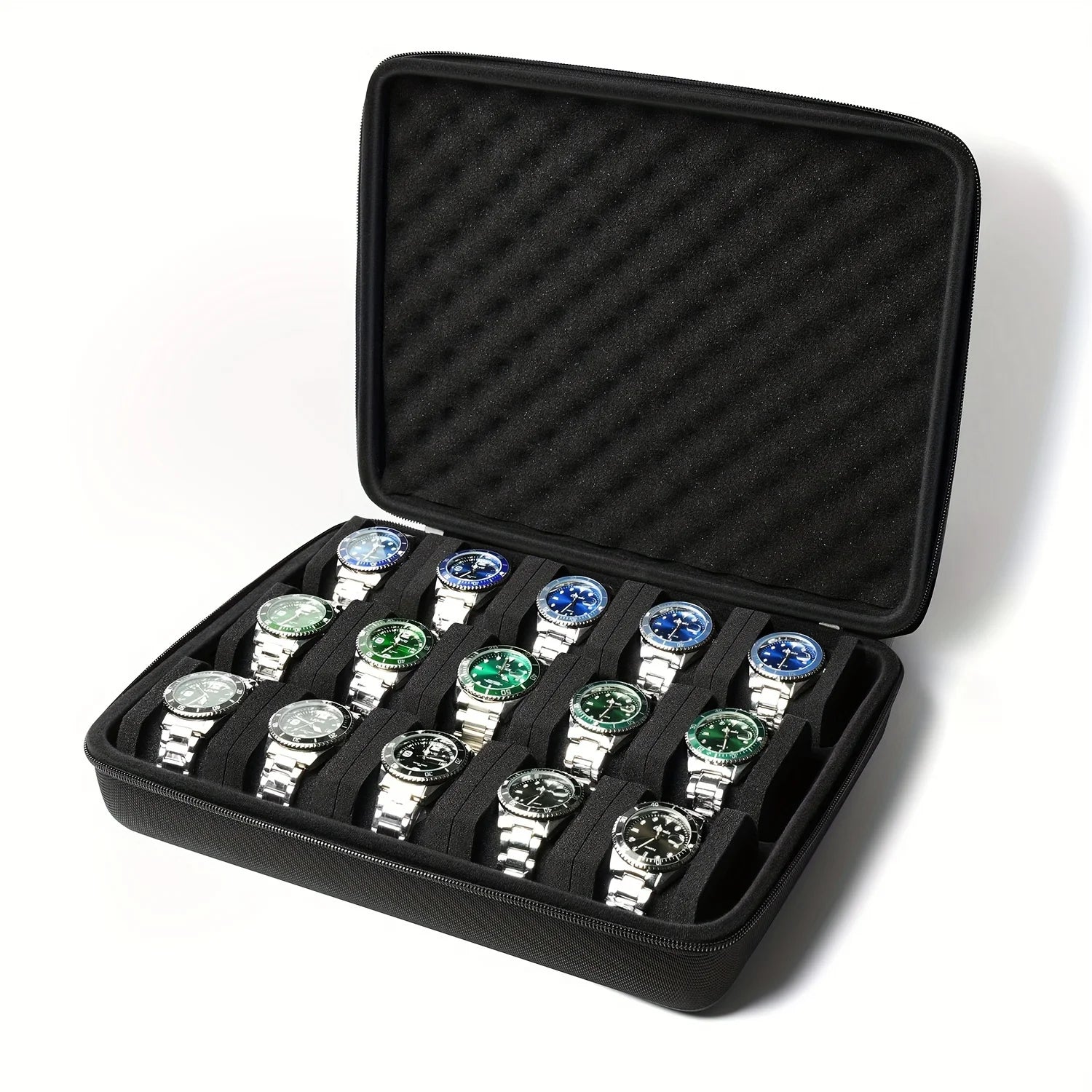Boite Montre Cuir 15 Cartes Antichoc Voyage