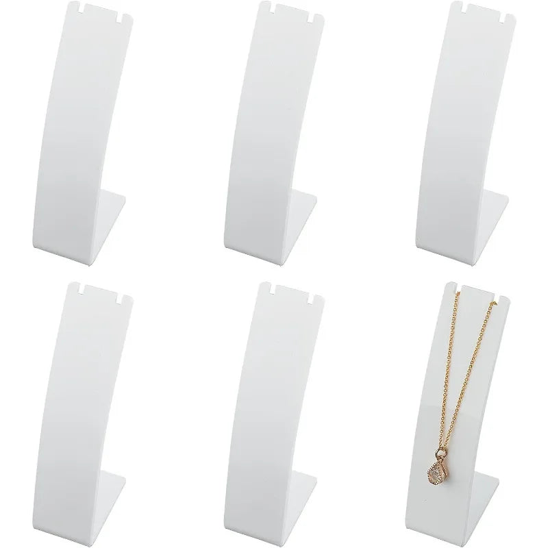 Présentoir Bijoux Plastique L Blanc Mini