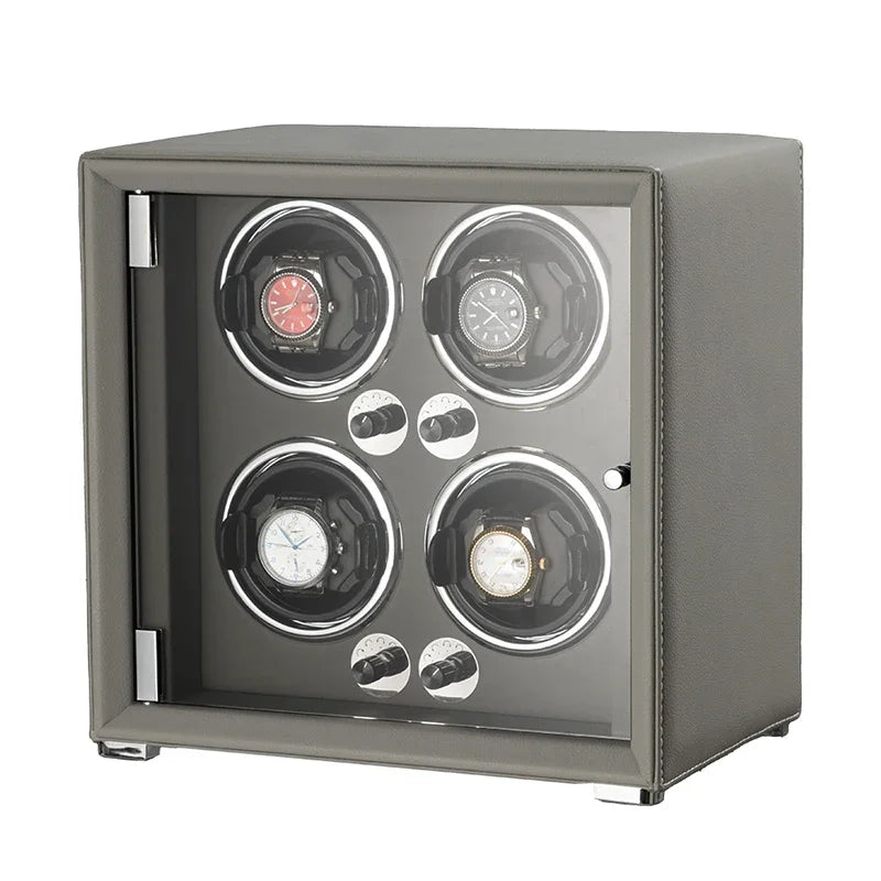 Coffre Fort Montre Cuir Remontoir Multi Emplacements