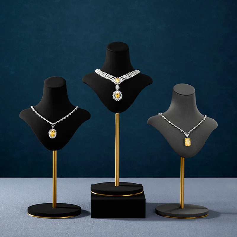 Buste Collier Mannequin Rangement Vitrine