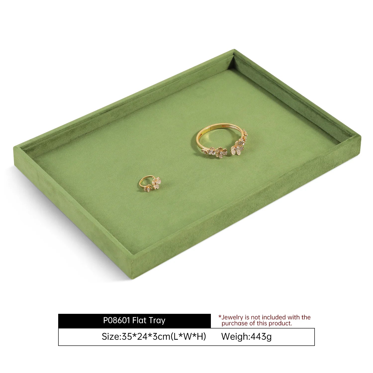 Plateau Bijoux Velours Multifonction Couleurs Vives