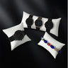 Coussin Montre Cuir PU Blanc 3 Tailles