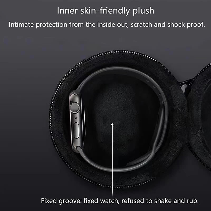 Étui Montre Plastique Voyage Anti-Choc