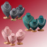 Buste Bijoux Velours Base Bois Mannequin
