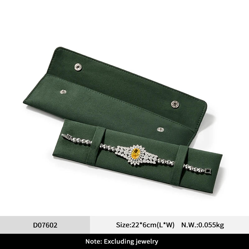 Pochette Bijoux Velours Cadeau Mariage Élégante