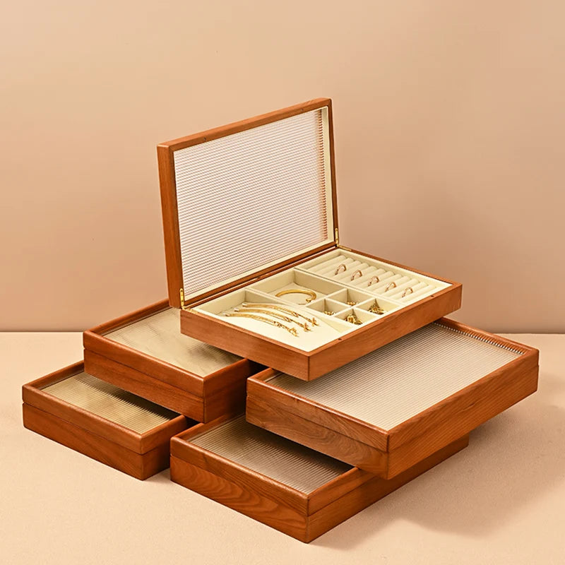 Boîte Bijoux Bois Multi Configurations
