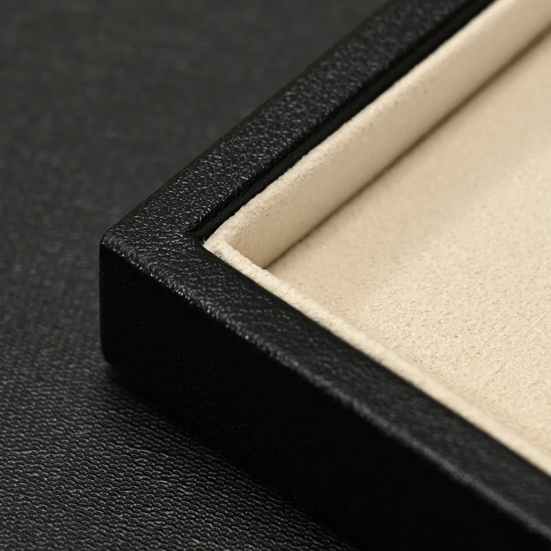 Plateau Bijoux Cuir Bagues Colliers Bracelets