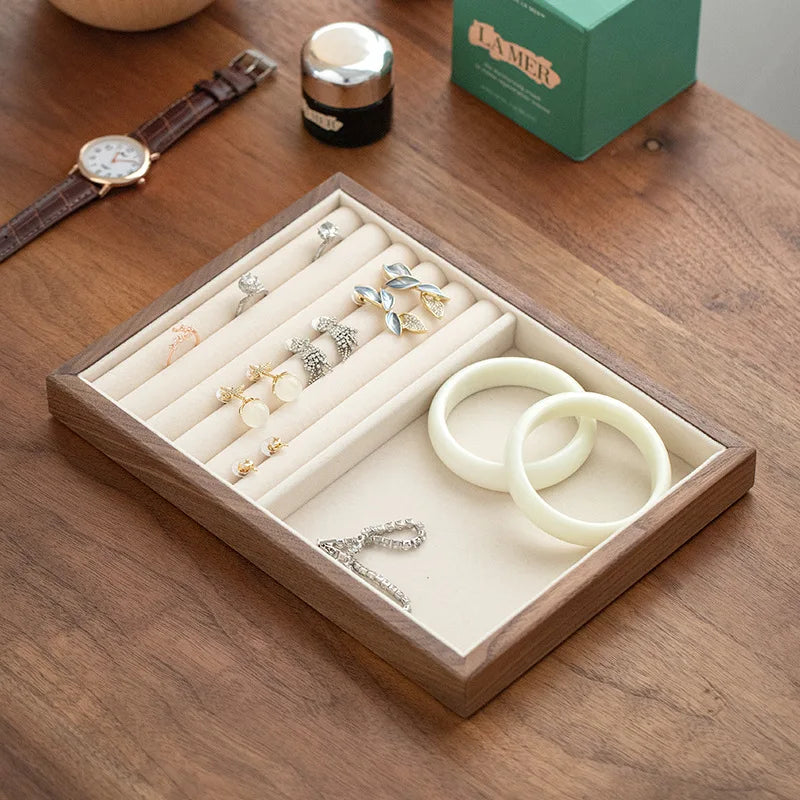Boîte Bijoux Bois Empilable Grande Capacité