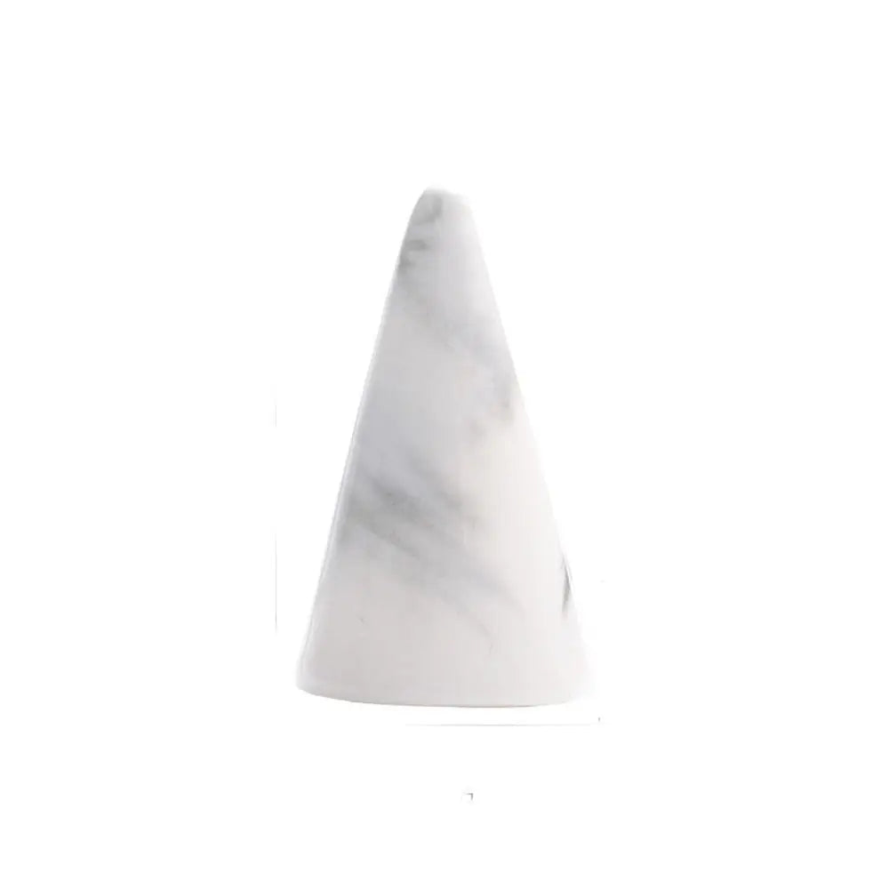 Présentoir Bague Céramique Cône Marbre