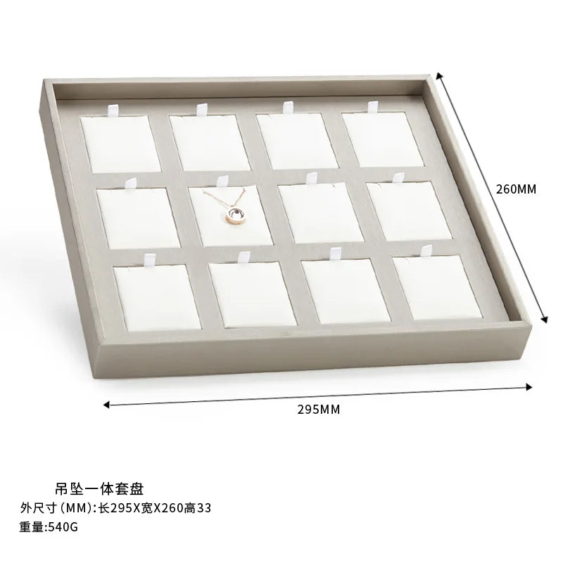 Plateau Bijoux Cuir Bambou Multi Configurations