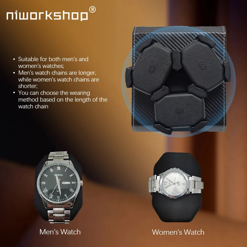 Remontoir Montre Cuir Niworkshop 3 Emplacements