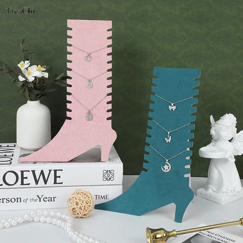 Présentoir bracelet cheville velours