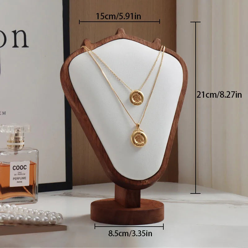 Présentoir de Comptoir Collier Métal Velours