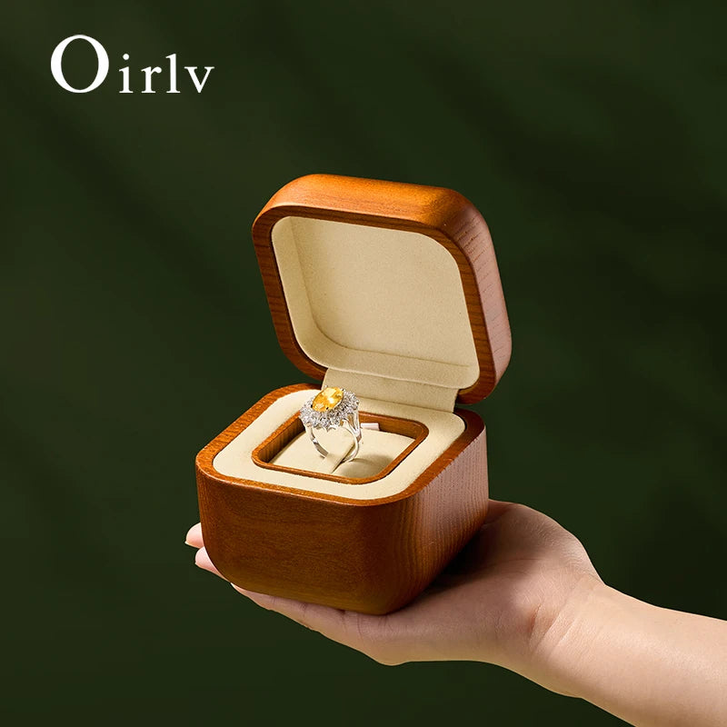 Boite Bijoux Bois Mariage Fiancailles Coffret Cadeau