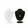 Présentoir Collier Velours 22cm Noir Blanc