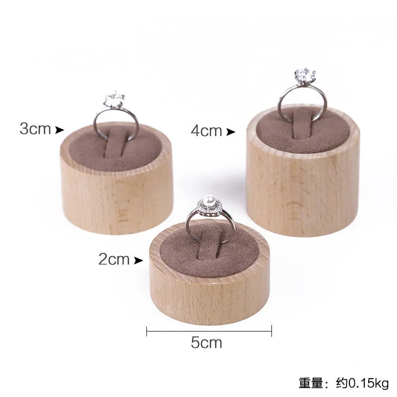 Buste Boucle Bois Velours Mannequin Comptoir
