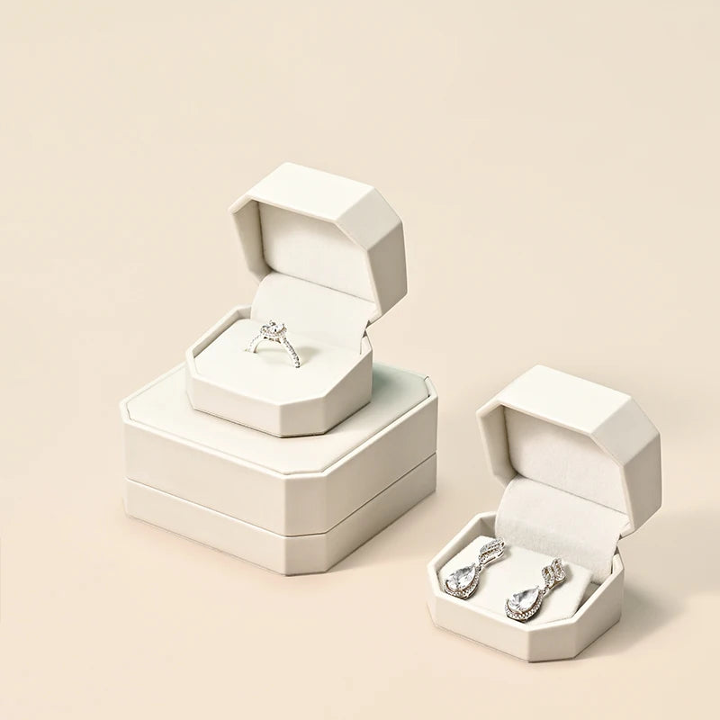 Boîte Bijoux Cuir Mariage Demande Coffret