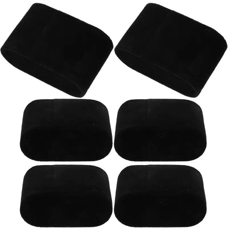 Coussin Montre Velours Noir Lot 6 Pièces