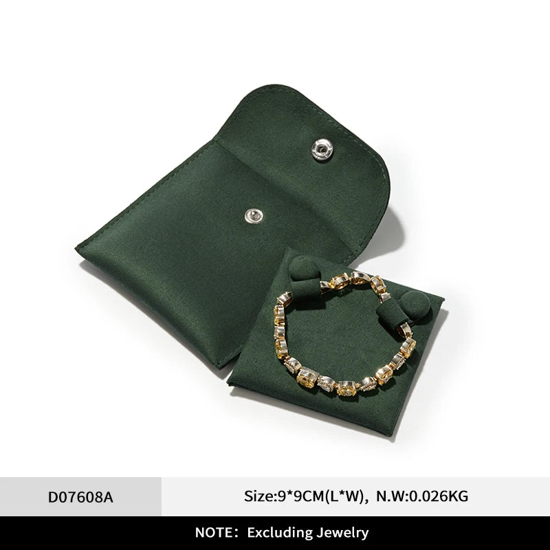 Pochette Bijoux Velours Cadeau Mariage Élégante