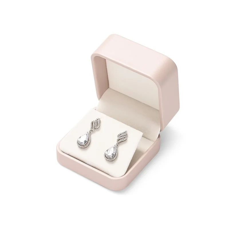 Boite Bijoux Cuir Mariage Bague Collier Multi Couleurs