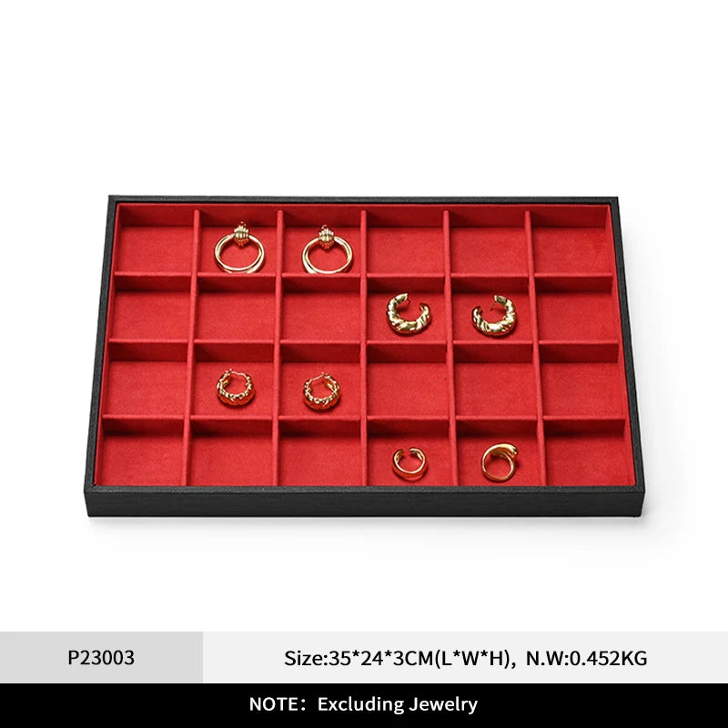 Plateau Bijoux Cuir Luxe Multifonction Organisateur