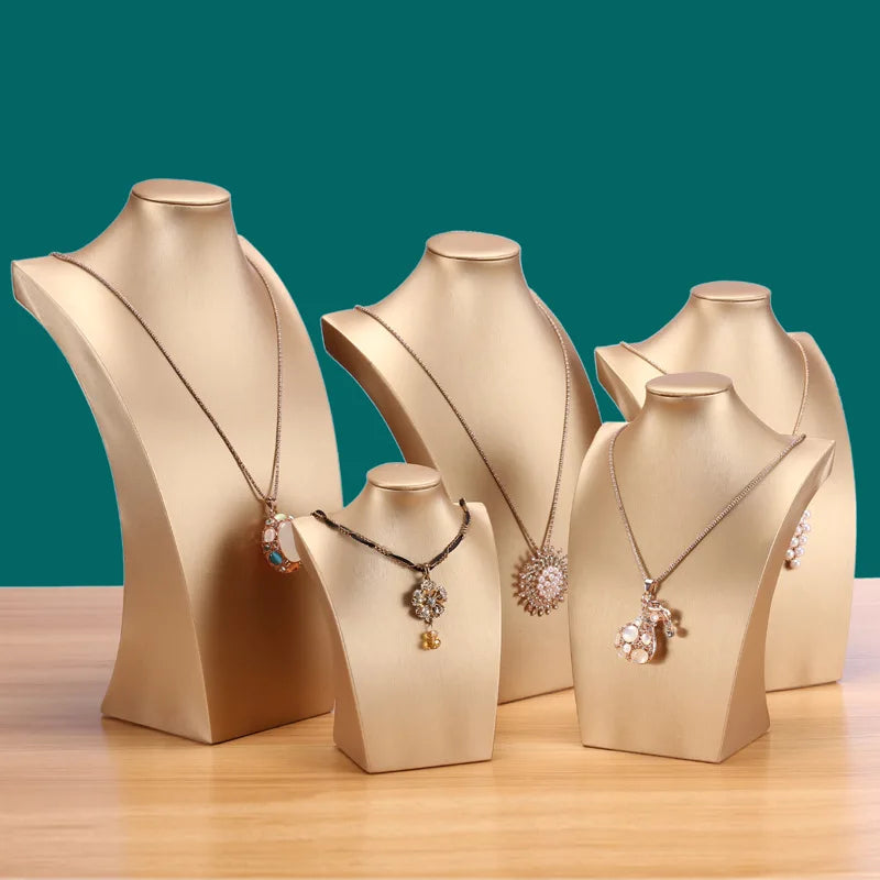 Buste Collier Plastique Présentoir Vitrine