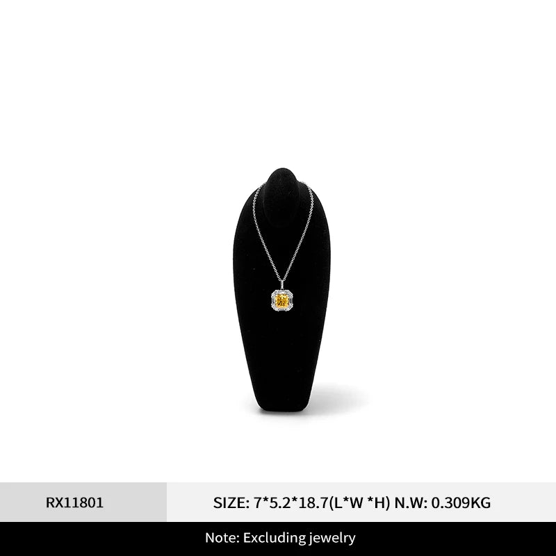 Buste Collier Cou Microfibre Présentation Vitrine