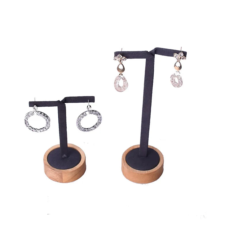 Présentoir Boucles d'Oreilles Bois Métal