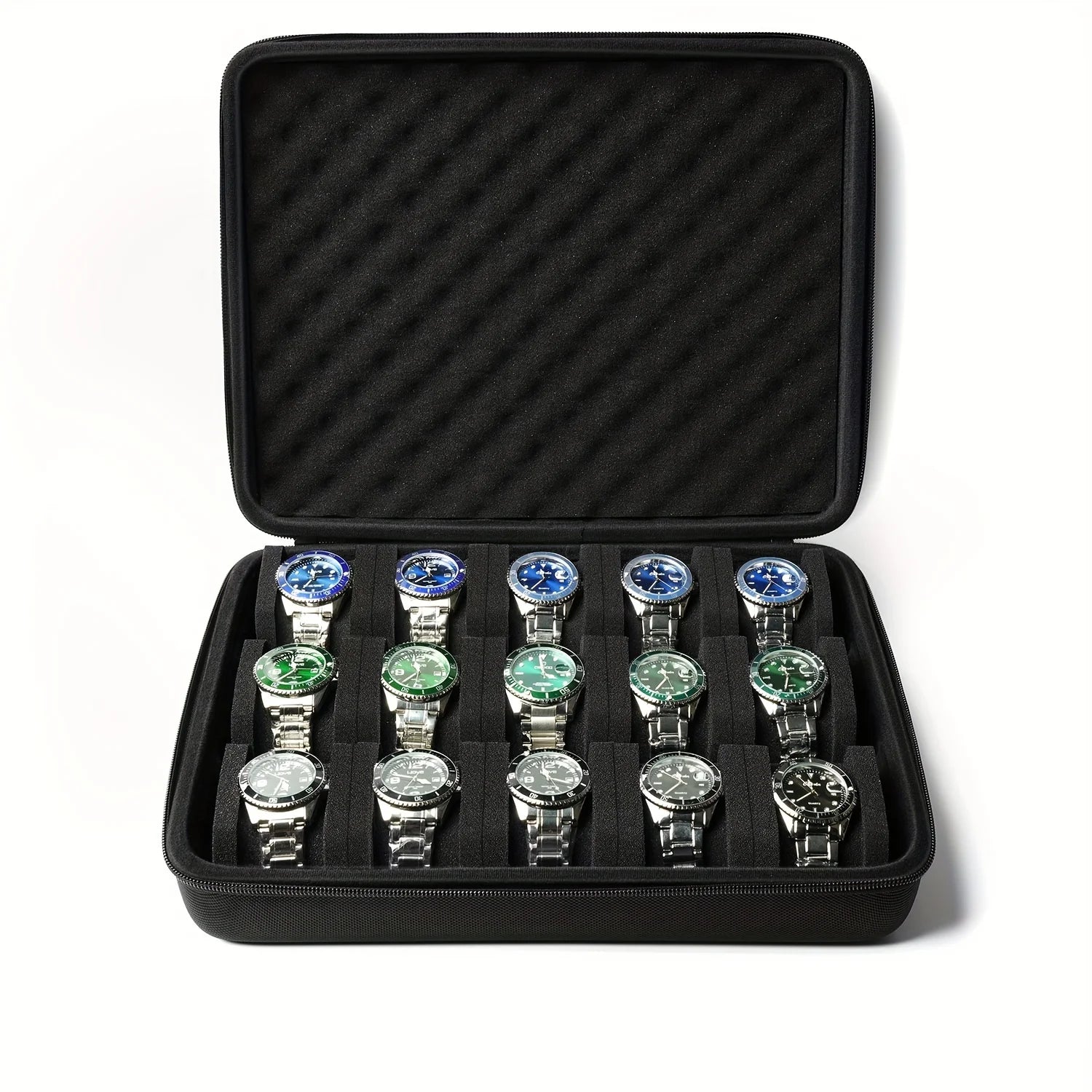 Boite Montre Cuir 15 Cartes Antichoc Voyage