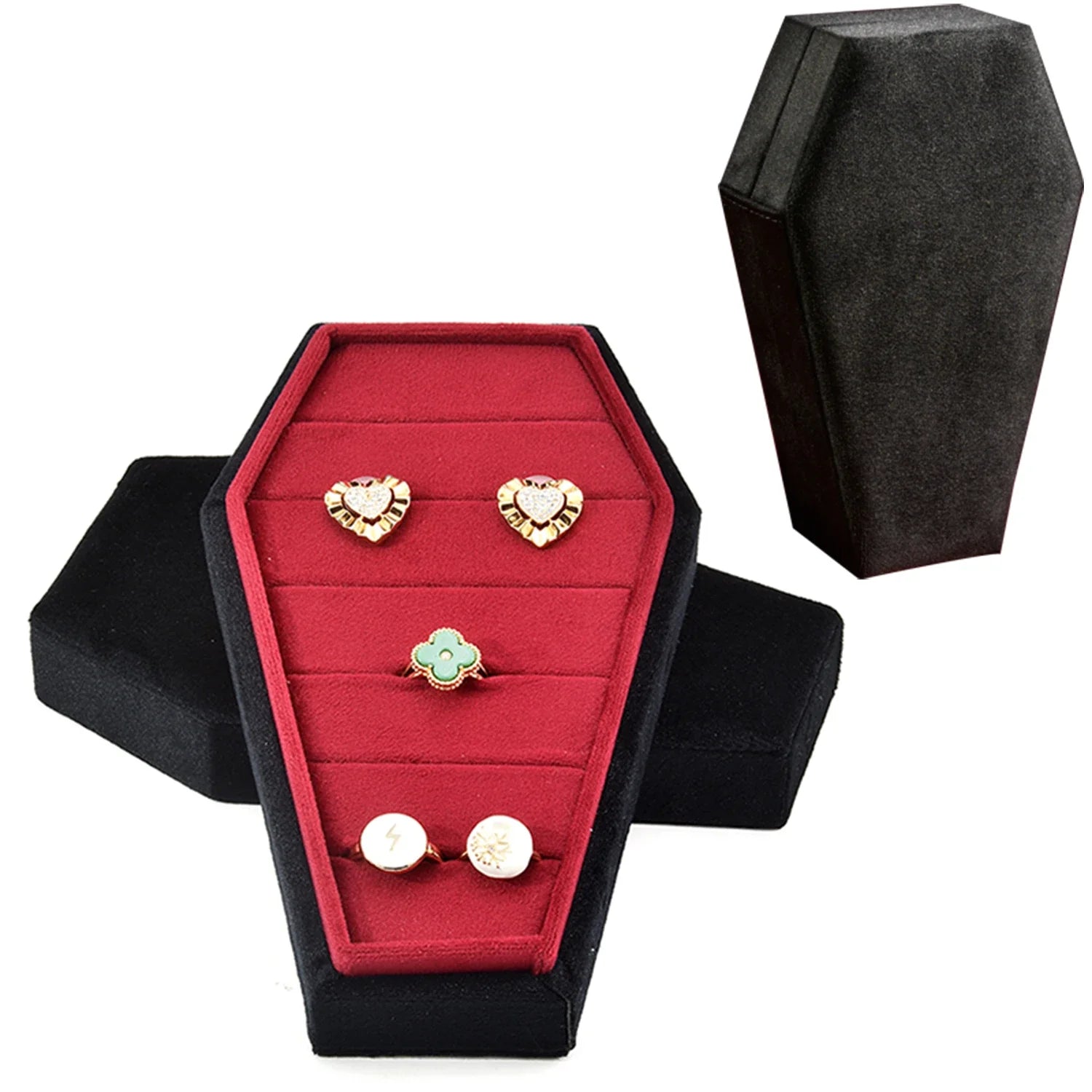 Boîte à Bijoux Cercueil Velours Gothique Mixte