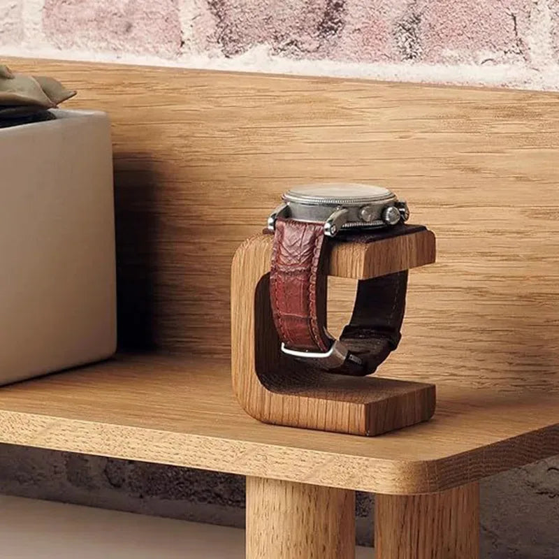 Présentoir Montre Bois Massif Bague Bracelet