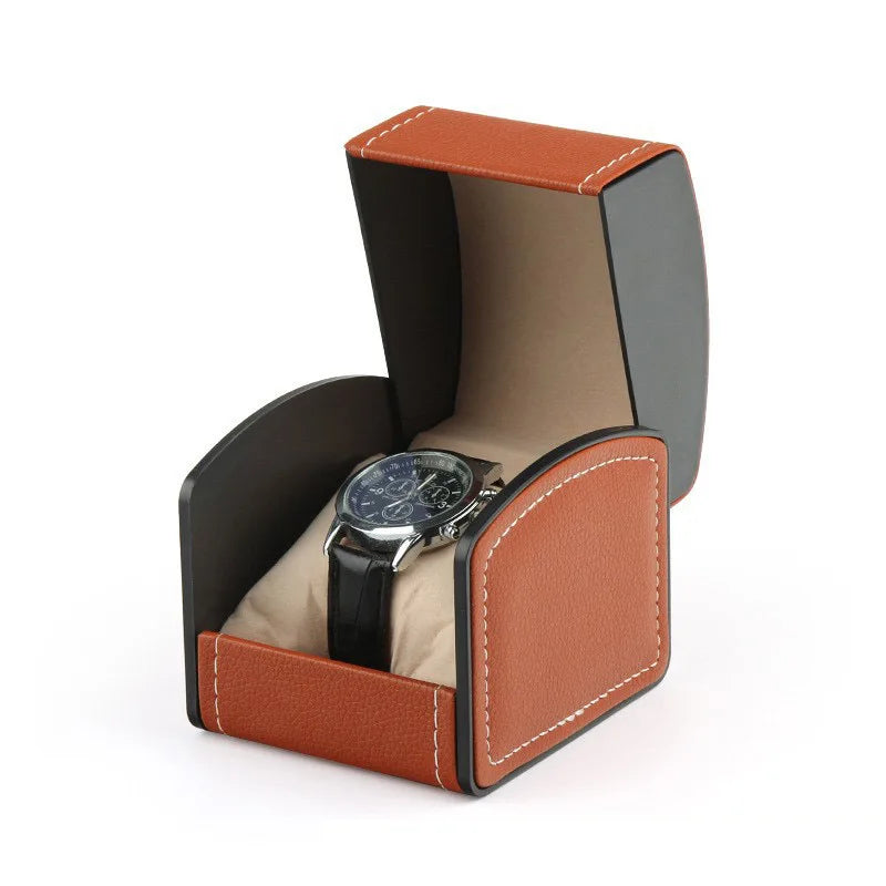Boîte Cadeau Montre Cuir Carrée Coussin
